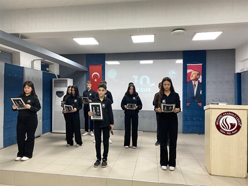10 KASIM ATATÜRK'Ü ANMA TÖRENİ