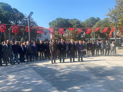 29 EKİM CUMHURİYET BAYRAMI ÇELENK TÖRENİ